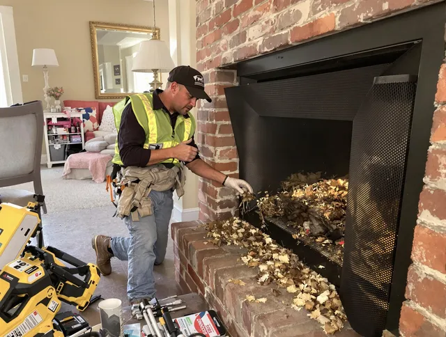 Safe screening installation by Medina Chimney Sweep in Medina, OH