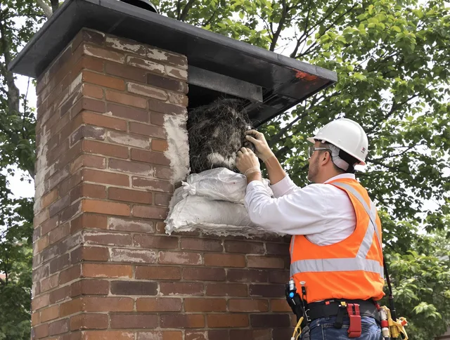 Humane removal of debris and animals by Medina Chimney Sweep in Medina, OH
