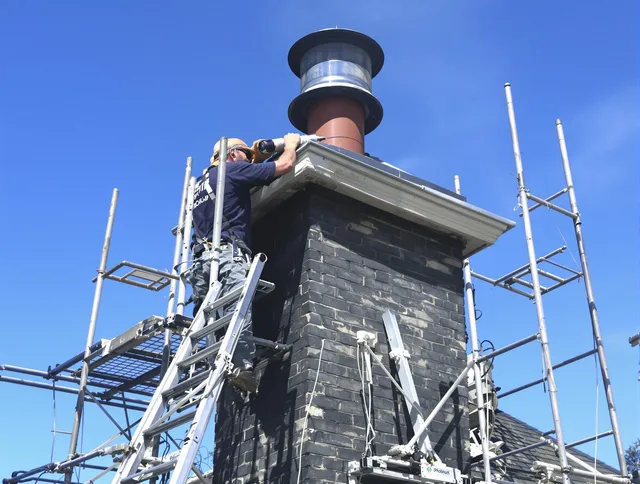 Sturdy chimney crown finished by Medina Chimney Sweep in Medina, OH
