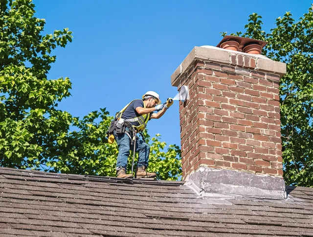 Medina Chimney Sweep performing an inspection with advanced tools in Medina, OH