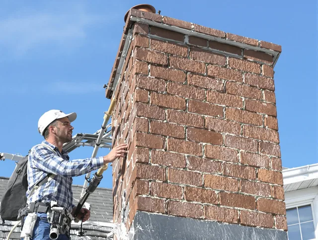 Brickwork for a chimney rebuild by Medina Chimney Sweep in Medina, OH