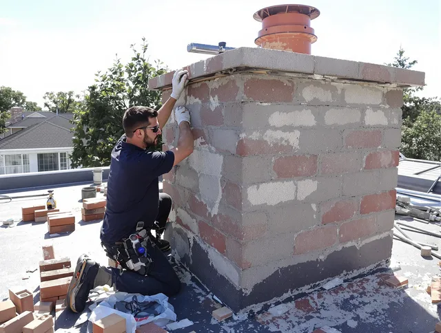 Advanced chimney repair process by Medina Chimney Sweep in Medina, OH