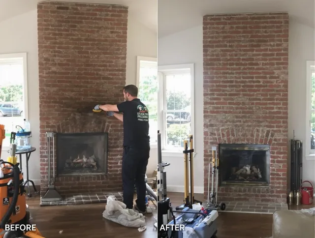 Finished chimney sweeping service by Medina Chimney Sweep in Medina, OH