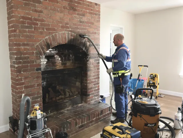 Medina Chimney Sweep expert performing detailed chimney sweep in Medina, OH